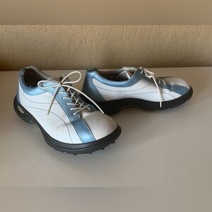 ECCO Women’s Hydromax White Leather Golf Shoes